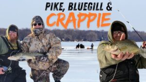Ice Fishing Bluegills And Crappies In February