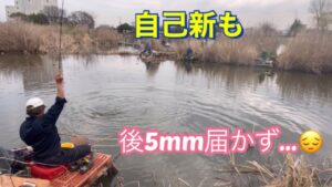 《へらぶな釣り to 近藤沼》10尺復活🤩壁は遠いが腹パンの強い引きを味わう😤
