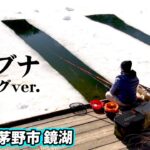 底釣で狙うヘラブナ。極寒の氷上野釣りを楽しむ 『ヘラブナギャラリー 石井忠相×長野県鏡湖 極寒の氷上野釣り』【釣りビジョン】