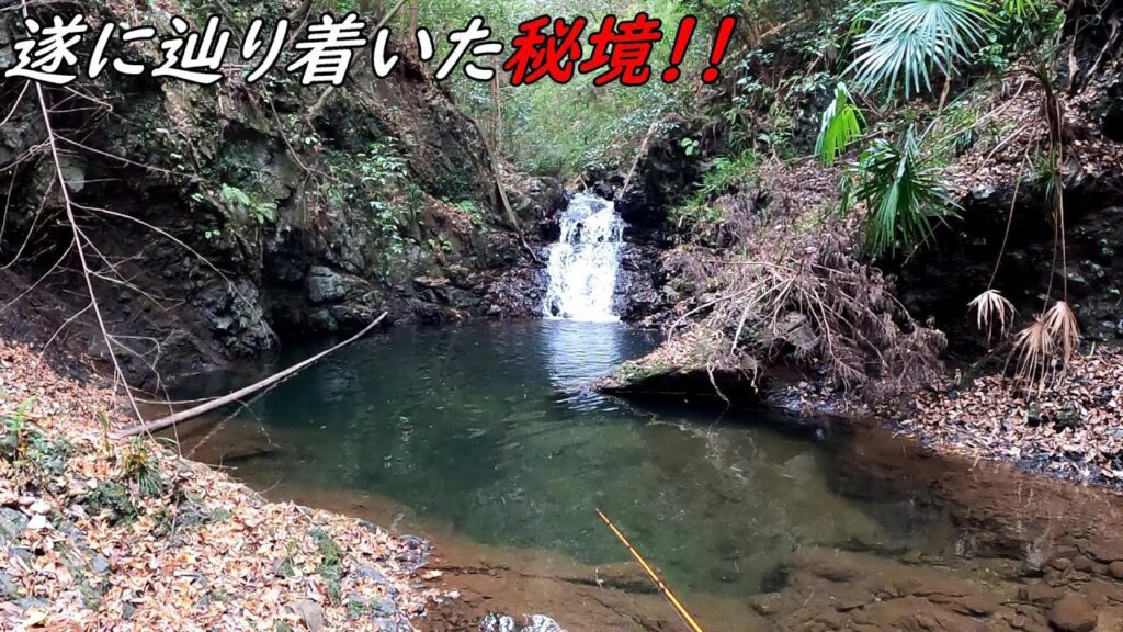 遂に秘境に辿り着いた！！これは釣れるでしょ！！
