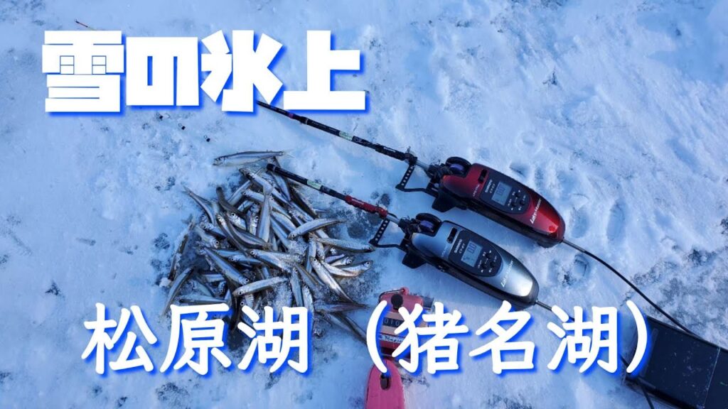 【ワカサギ釣り】松原湖で楽しむ氷上ワカサギ釣り【松原湖】