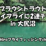 フライフィッシング 大尻沼ブラウン
