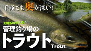【エリアトラウト】釣り入門はもちろん、実は奥が深い管理釣り場のトラウトフィッシング！