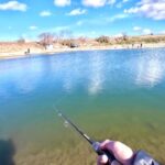 大寒波の日に楽しむトラウトフィッシング【なら山沼漁場】