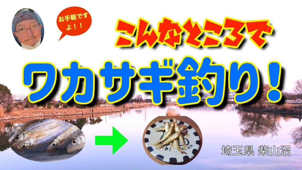 こんなところでワカサギ釣り！　柴山沼