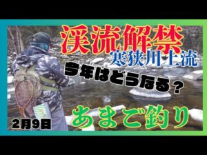 【渓流解禁】今年は寒かった🥶寒狭川上流前日放流したアマゴを解禁日&2日後の釣行です🎣