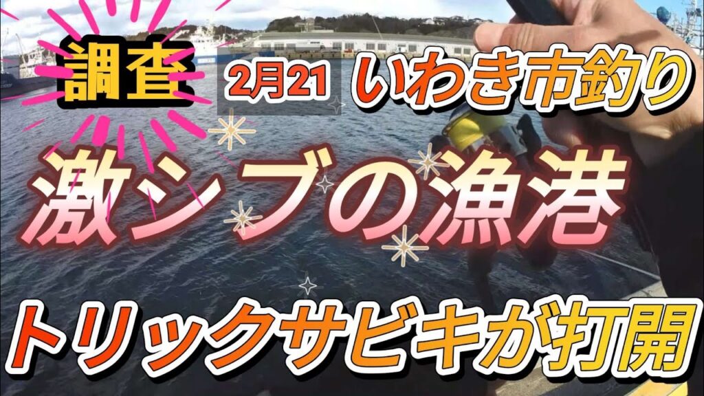 トリックサビキで一番厳しい時期にお魚ゲット狙い！いわき釣り