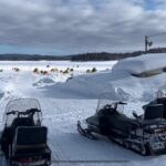 北海道　最北　朱鞠内湖で爆釣氷上ワカサギ釣り