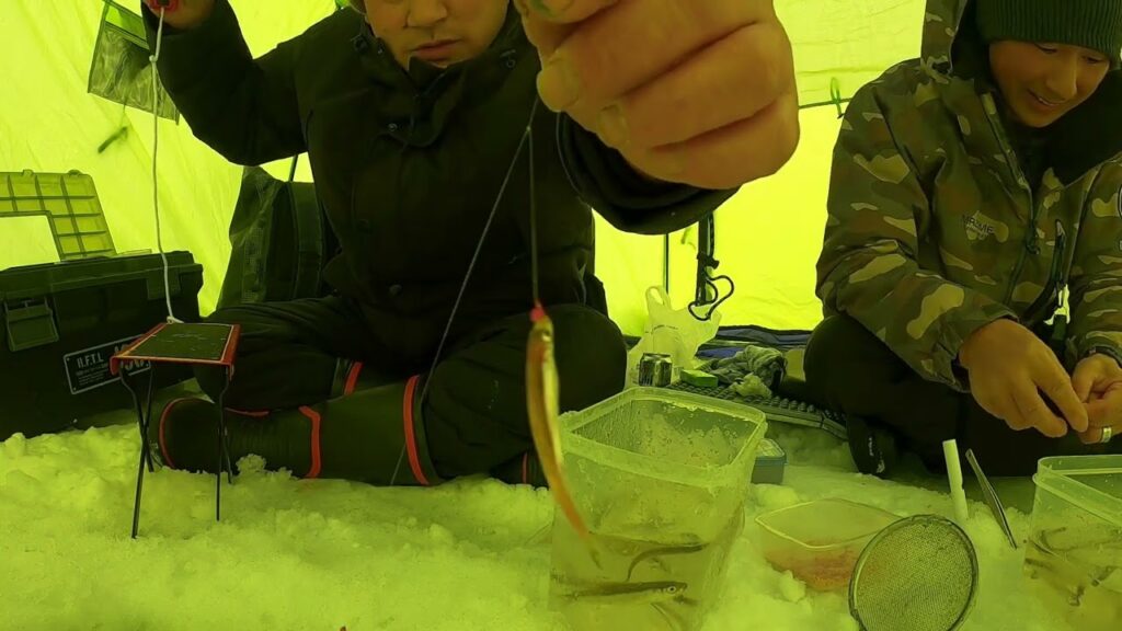 桧原湖氷上ワカサギ釣り、雄子沢で大爆釣～