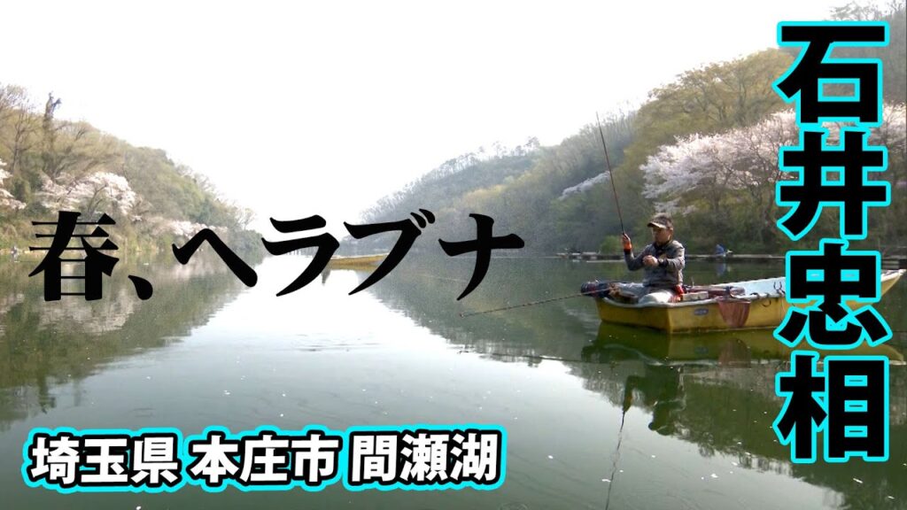 石井忠相のヘラブナ釣り。春の間瀬湖を長竿で堪能する 1/2 『ヘラブナギャラリー 石井忠相×春到来 間瀬湖の桜に酔いしれる』【釣りビジョン】