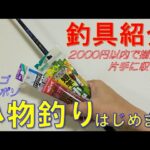 手軽に始める小物釣り 道具購入 2000円で揃う 近所の川や池で楽しめる
