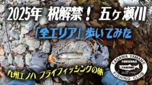 2025年3月 祝解禁!「五ヶ瀬川」全エリア探釣 宮崎県 ヤマメ フライフィッシング