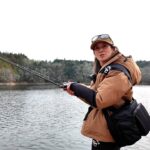 ママ＆きよか＆ゆい3月の津風呂湖