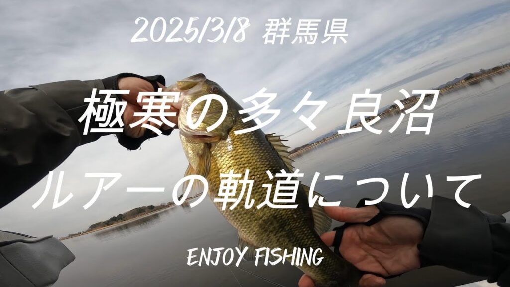 【3月バス釣り】まだまだ寒い多々良沼での釣行動画です。