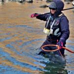 マイナス4℃、爆風で諦めかけて適当にエサを流してみた結果…