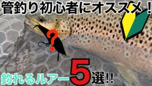 【エリアトラウト】管釣り初心者にオススメ！釣れるルアー5選！【クランクベイト　スプーン　管理釣り場】