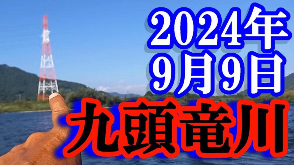 鮎釣り 5cm渇水クリア  北島 九頭竜川 2024年