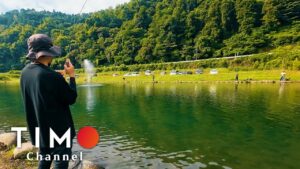 【フィッシングフィールド中津川】真夏日にFF中津川のマス管理釣り場でルアーエリアトラウト