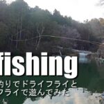 【フライフィッシング】早春の管理釣り場でウェットフライで遊んでみました【Flyfishing】