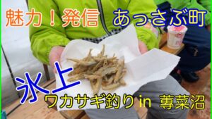 氷上ワカサギ釣りin蓴菜沼