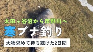 寒ブナ釣り ～太田ヶ谷沼から市野川へ～