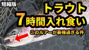 新エリアトラウト最強ルアー「イルミトラップ」7時間ずっと入れ食いだった件【短縮版】#管理釣り場 #エリアトラウト #ルアー