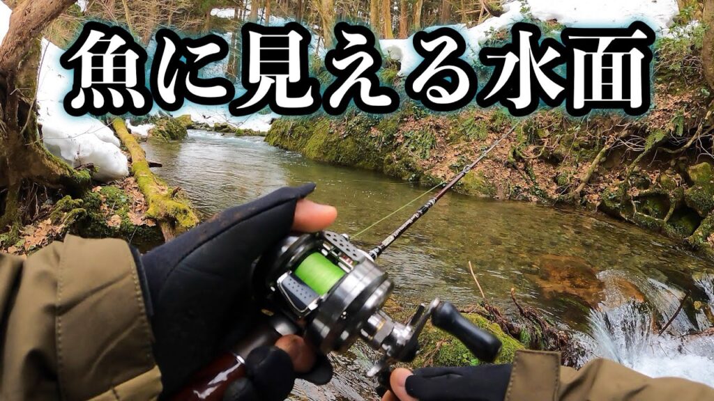 【渓流釣り】心の目では魚が見える。