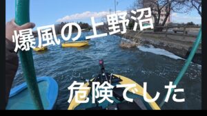 早春の上野沼は危険!