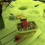 桧原湖氷上ワカサギ釣り。とんでもない物が釣れちゃいました‼