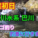 解禁初日の矢作川水系 巴川に釣査に行きました アマゴ釣り