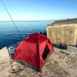 無人島で自給自足する1泊2日の釣りキャンプ