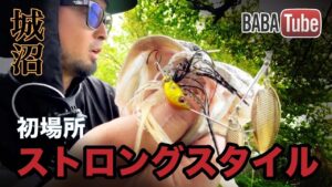 BABATube【城沼】人生初フィールドは強い釣りで探るべし！