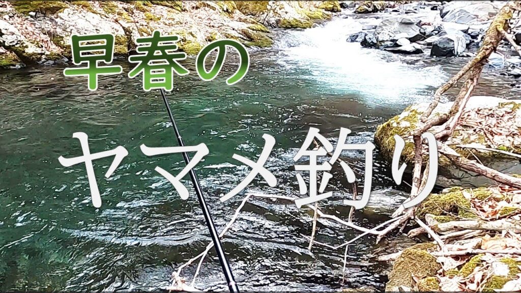 早春のヤマメ釣り