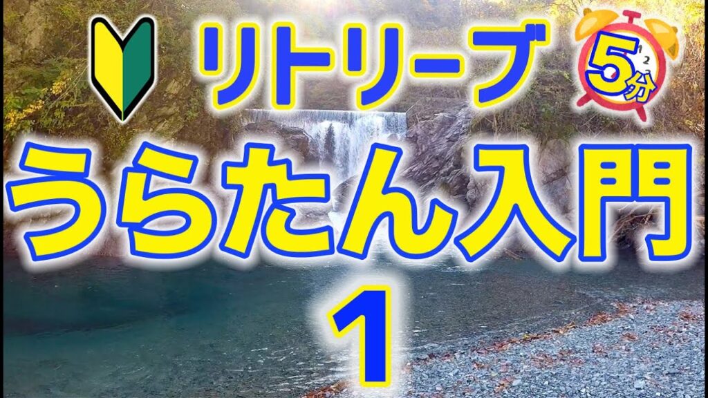 【超初心者向け】５分＠管理釣り場でフライフィッシング さぁ！うらたんざわ渓流釣場入門１〜　尺イワナ爆釣り　よく釣れるリトリーブ大公開さぁ