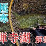 【中禅寺湖】レイクトラウトに必要な装備&ギヤを紹介！大雪の解禁日に釣れたルアーはコレ！