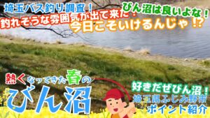 【埼玉バス釣り】ようやく訪れた春をアタリだけは多い埼玉の沼でバス釣りをしてきました！ 冬が終わったことが確認でき、魚が動き始めていることが分かったので釣れるのではと期待が膨らみました！【ポイント紹介】