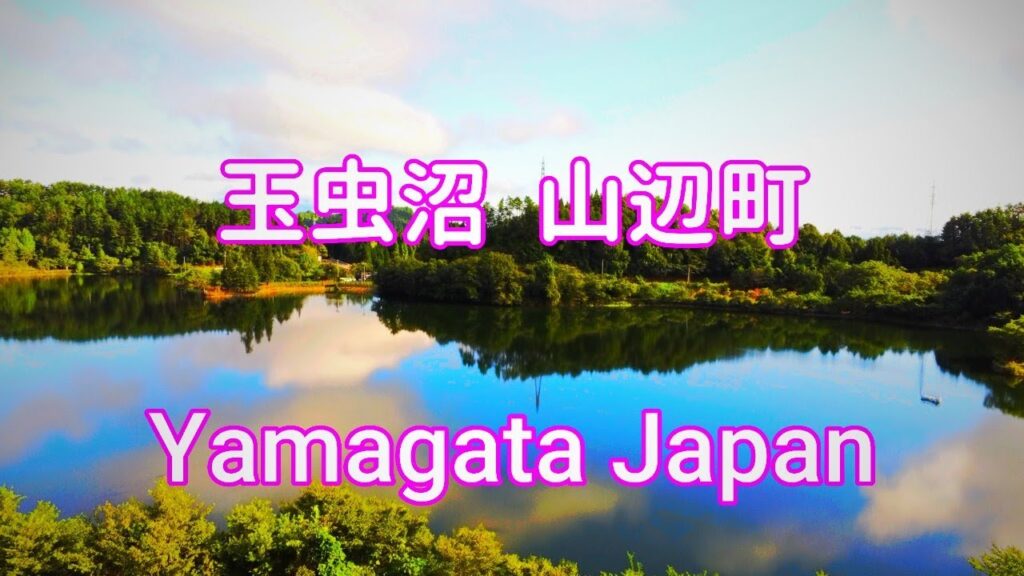 山形県　山辺町　玉虫沼(へら鮒、ブラックバス釣りで有名)