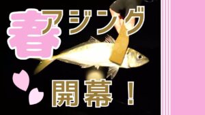 【春アジング】ハッピーフィッシングに行かなくてもハッピーになりたい!!
