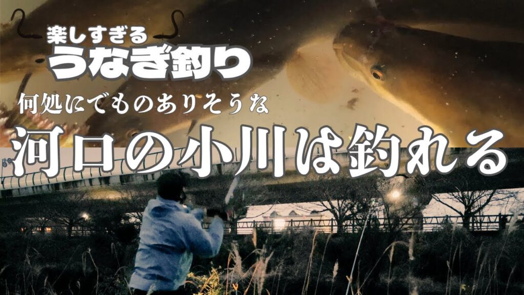 【うなぎ釣り】【簡単！】うなぎを釣るなら大きな川より小さな川を狙え！！