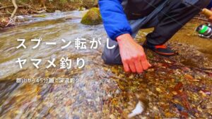 郡山周辺で【渓流釣り】ヤマメ・イワナは…スプーン転がし釣り歩記【渓流ルアー】