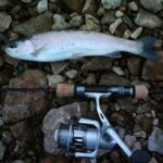 野反湖でルアーフィッシング