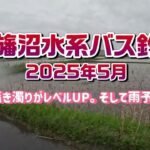 2025年5月【印旛沼水系バス釣り】代掻き濁りUP。雨予報でどうなの？