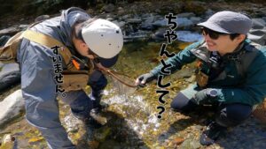 【渓流釣り5時間歩きっぱなし！山奥の秘境で渓魚と勝負】