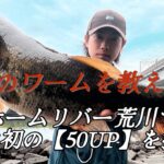 【荒川バス釣り】ホームリバー荒川で人生初の50UPが釣れたお知らせ