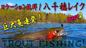 【エリアトラウト】ロケーション抜群！大物しかいない最高の釣り場！八千穂レイクpart２
