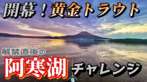【開幕！阿寒湖】黄金トラウトを狙って解禁直後のミノーチャレンジ！