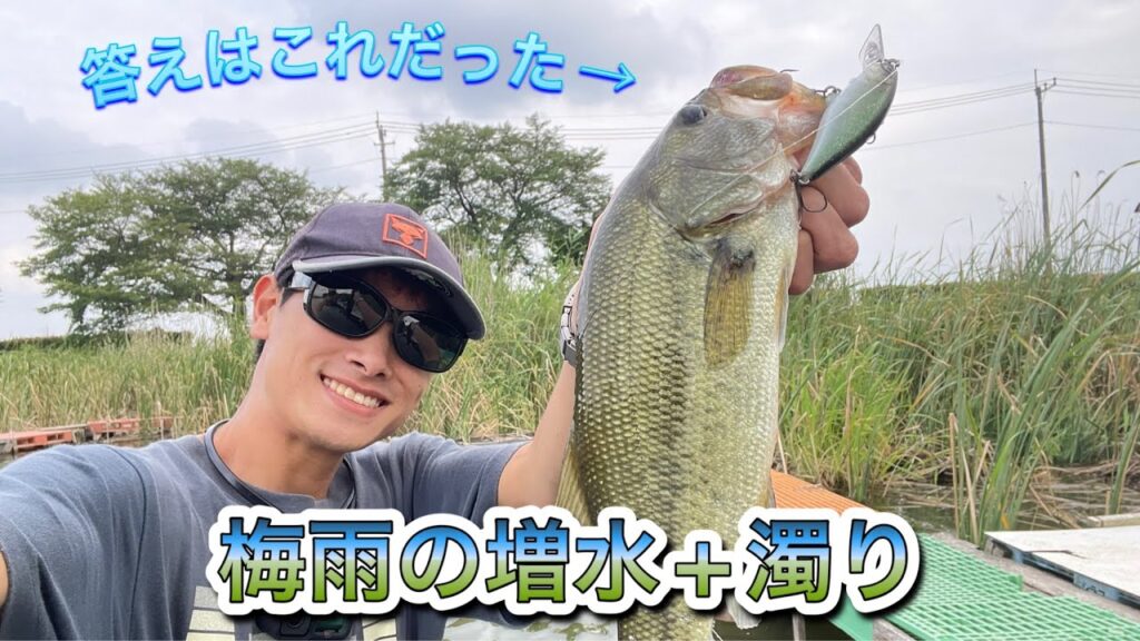 （バス釣り）梅雨の近藤沼はあまりにも難しいすぎた。