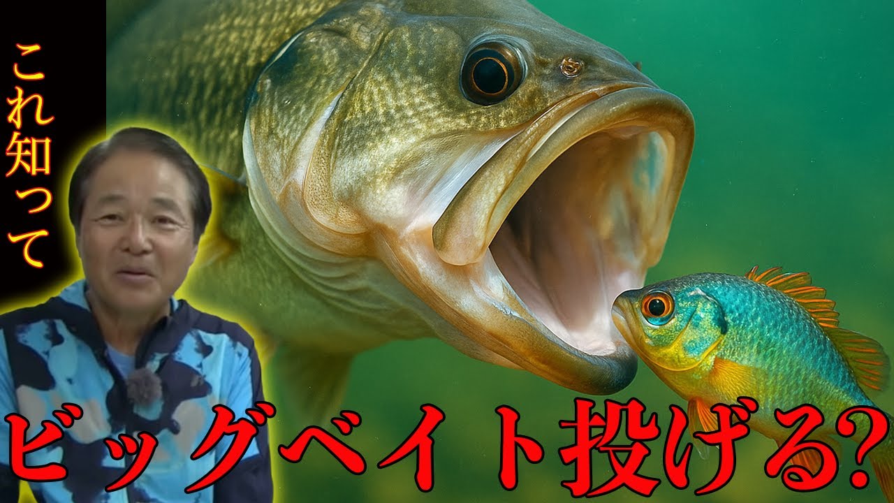 【ビッグベイトの真実】プール飼ってるバスに餌付けした結果。すごい事がわかった。【ヒロ内藤さん】