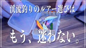 【結論】私のルアーボックスはこれで十分です。【渓流釣り】