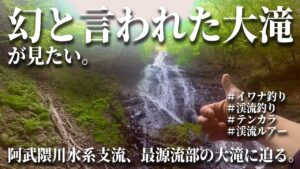 【渓流釣り】まるで釣り堀！？多くの砂防ダムを抱える阿武隈川支流の渓は渓流魚の楽園だった！